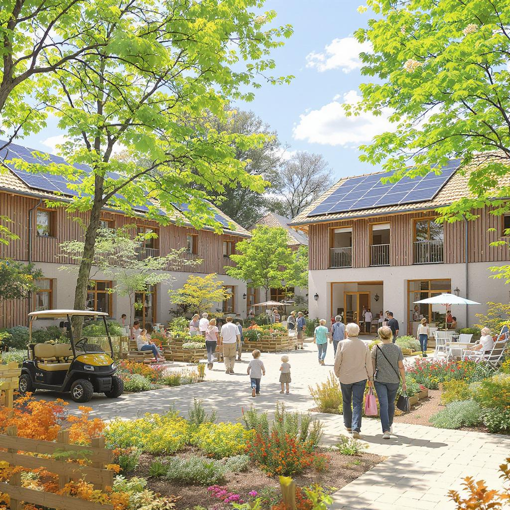 Habitants et espaces verts